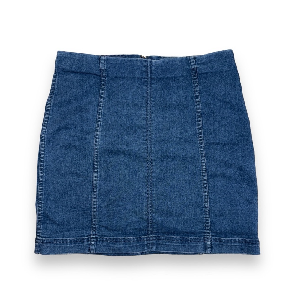 Free People Denim Mini Skirt